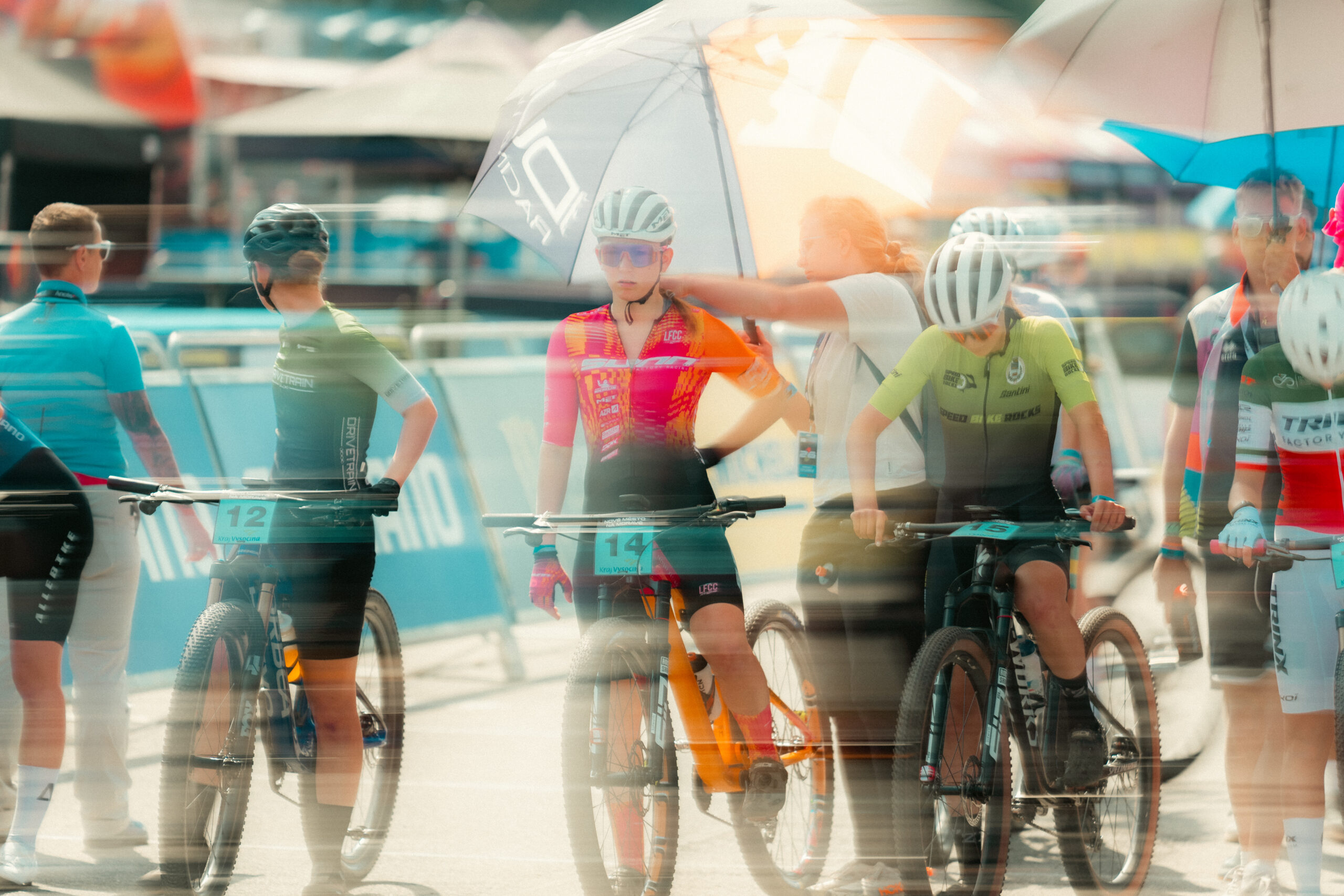 Suivi d’athlètes VTT lors de la Coupe du monde à Nové Město